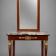 Console and mirror set in Empire style.