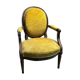 Fauteuil médaillon époque Louis XVI