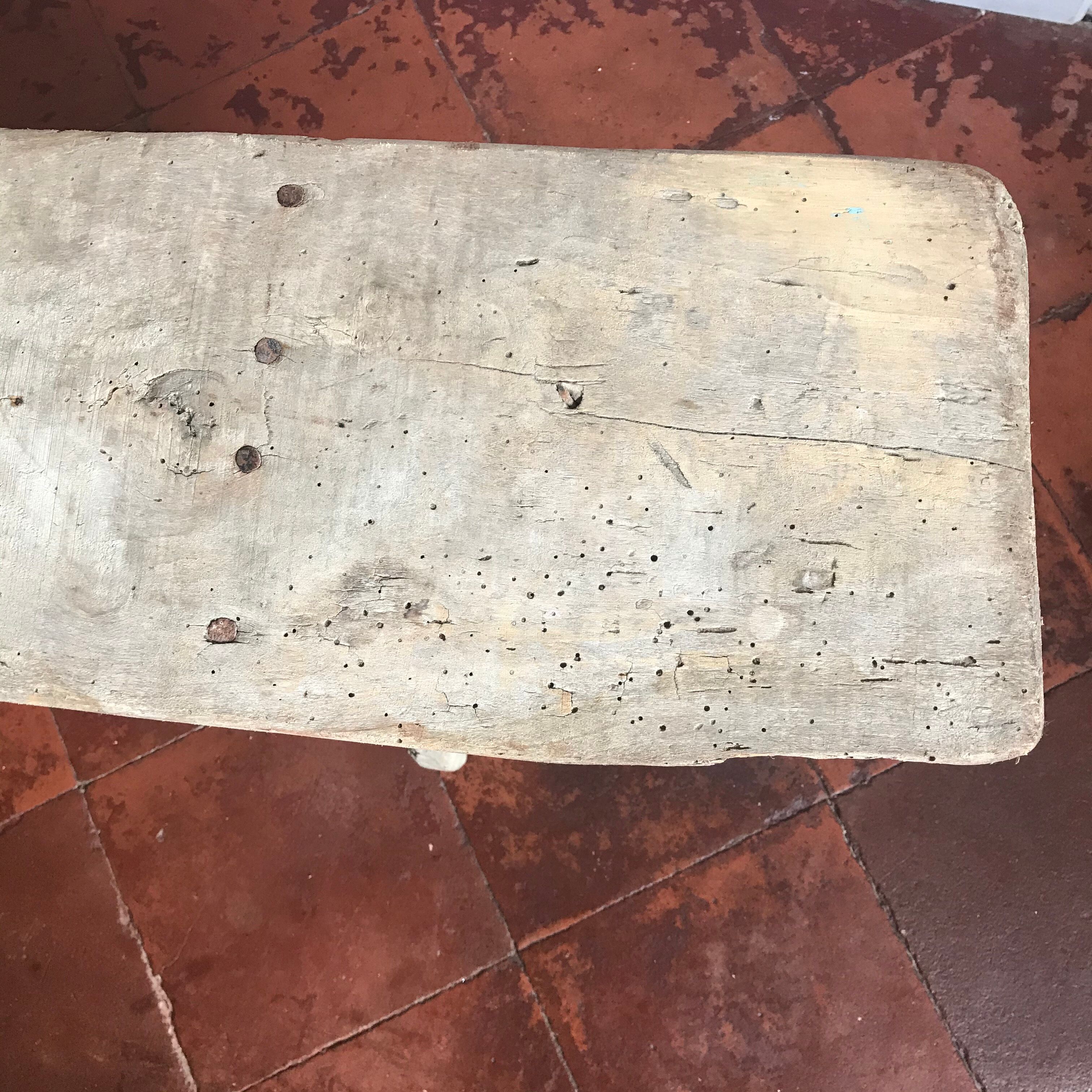 Old wooden bench