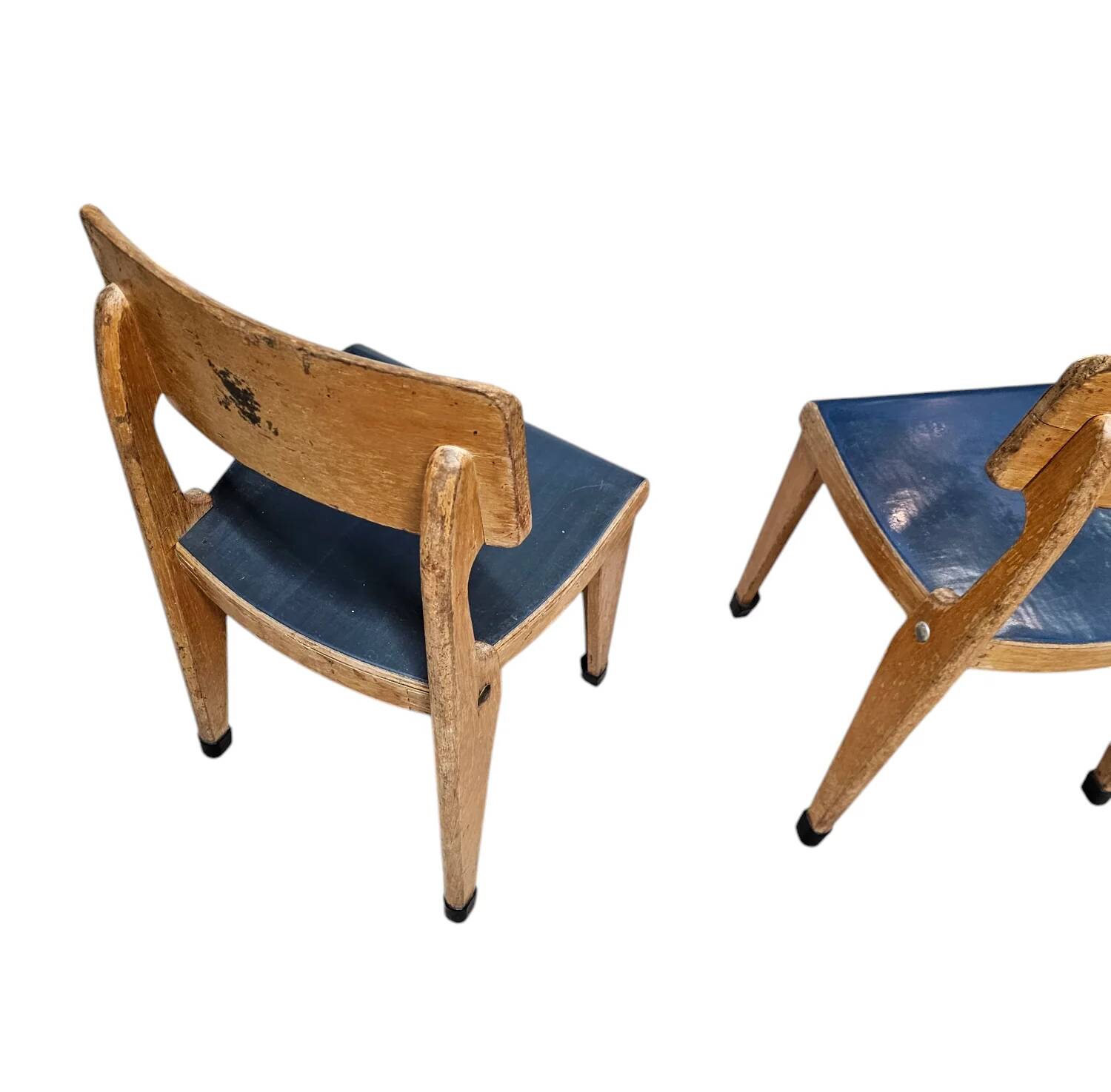 2 x kids chair 1950s, original design Zabo kids chair