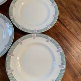 6 plates Longwy model Janina