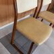 4 sled chairs, vintage