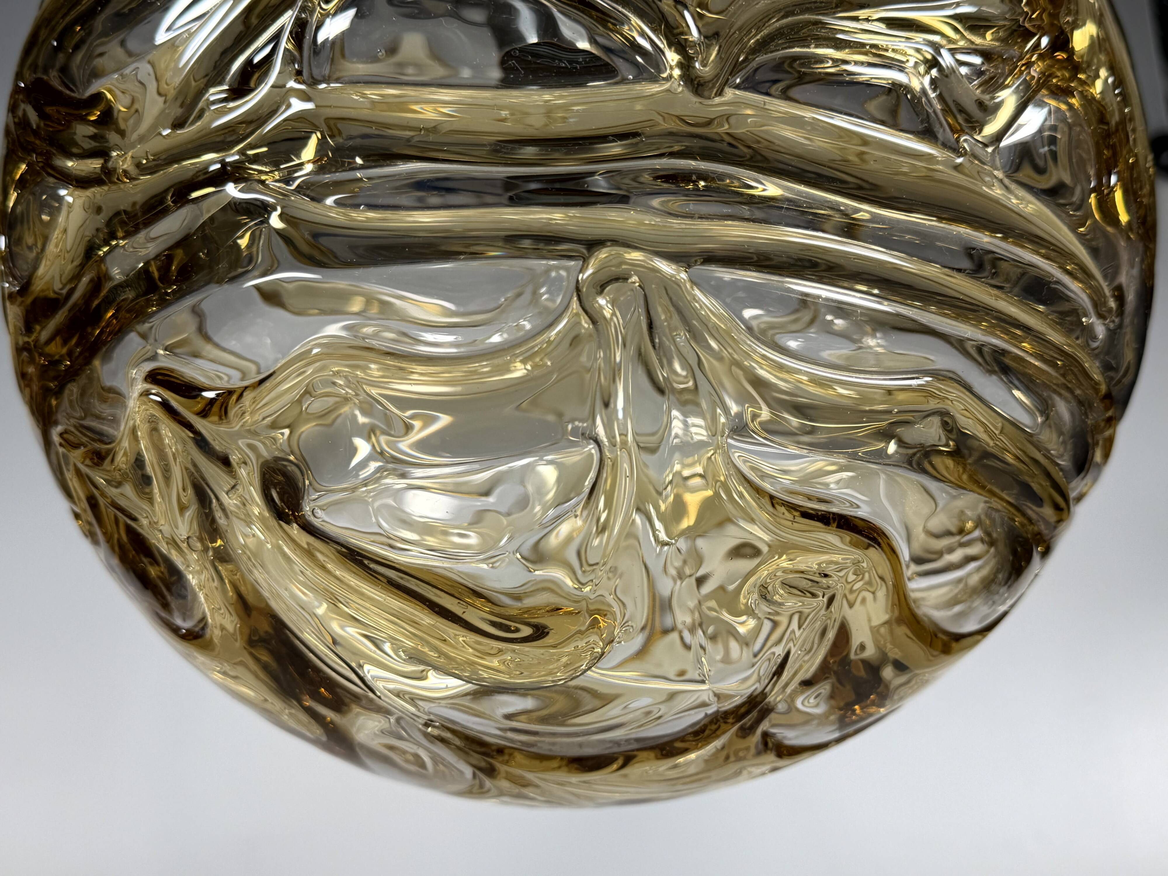 1960s 1970s Globe Hanging Lamp Pendant Lamp by Doria Leuchten Germany