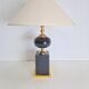 Vintage Regency Brass Table Lamp from Le Dauphin, 1970s
