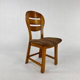 Set of 4 vintage modernist oak dining chairs, 1960s