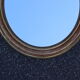 Pair of oval mirrors from the Louis Philippe period in gilded wood.
