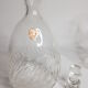Bohemian crystal carafe and pitcher, 60s