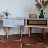 Pair of vintage Scandinavian style bedside tables
