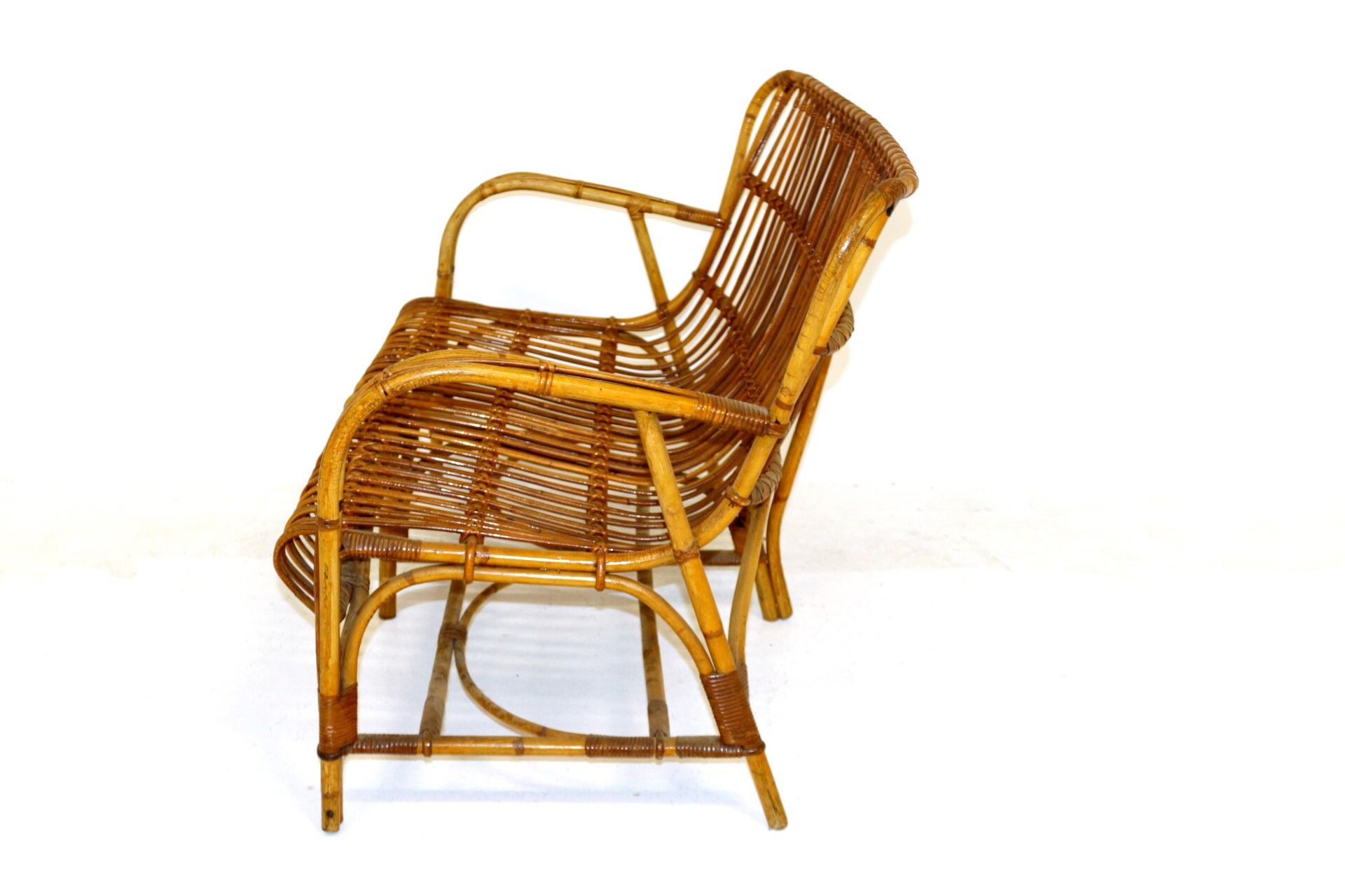 Rattan sofa, Sweden, 1970