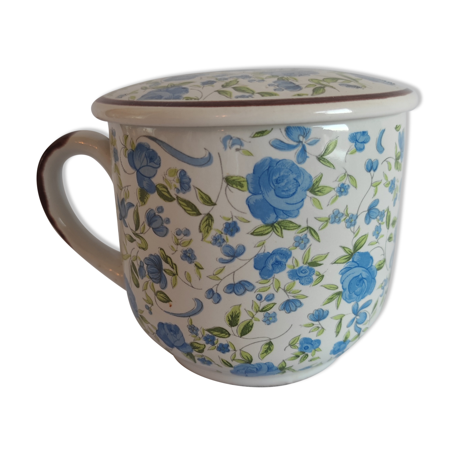 Tasse à thé fleuri