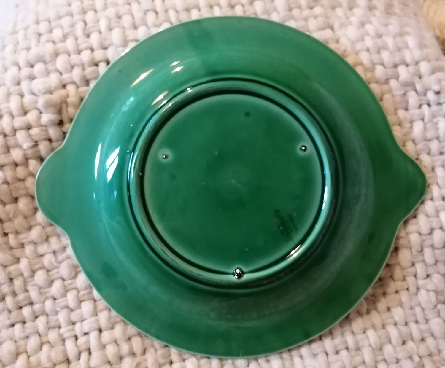 Set of 11 vintage sarreguemines fish plates