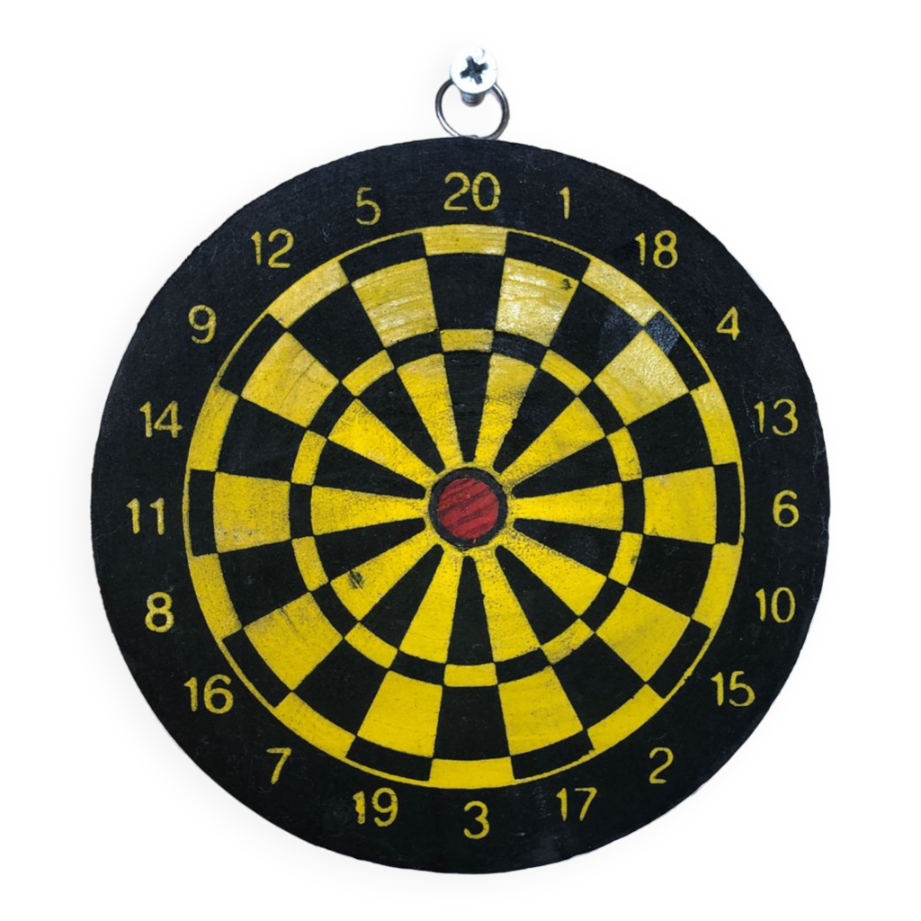Ancienne cible jeu de fléchettes vintage Selency