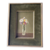 Still life oil on panel vase with immortelles