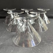 6 Champagne glasses – Saint Louis Bossuet service size 10406