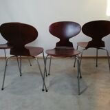 Chaises à manger Ant par Arne Jacobsen pour Fritz Hansen, années 1950