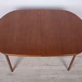 Table à manger ovale en teck du milieu du siècle d’Elliots of Newbury, années 1960