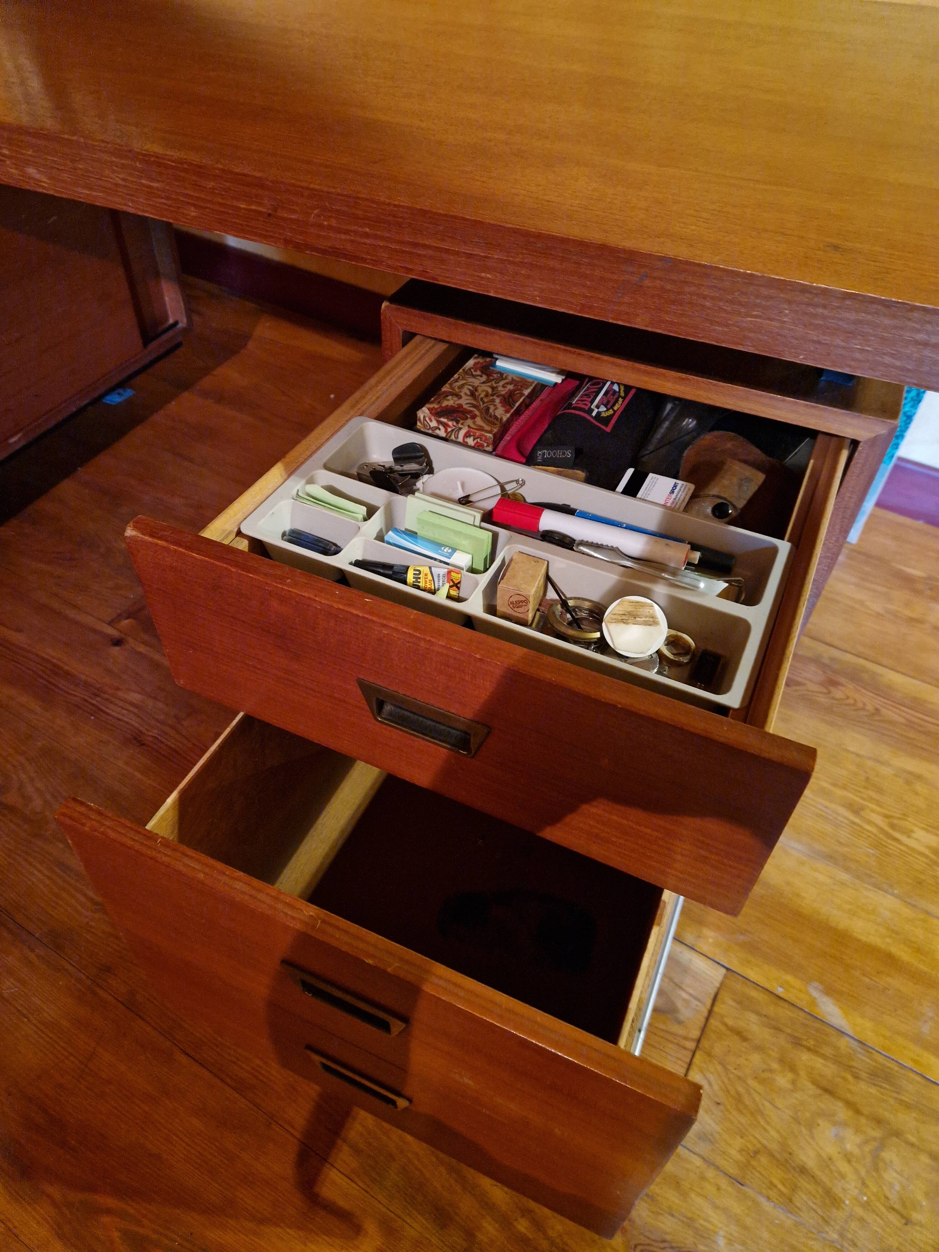 Bureau de direction ou présidentiel vintage 1960