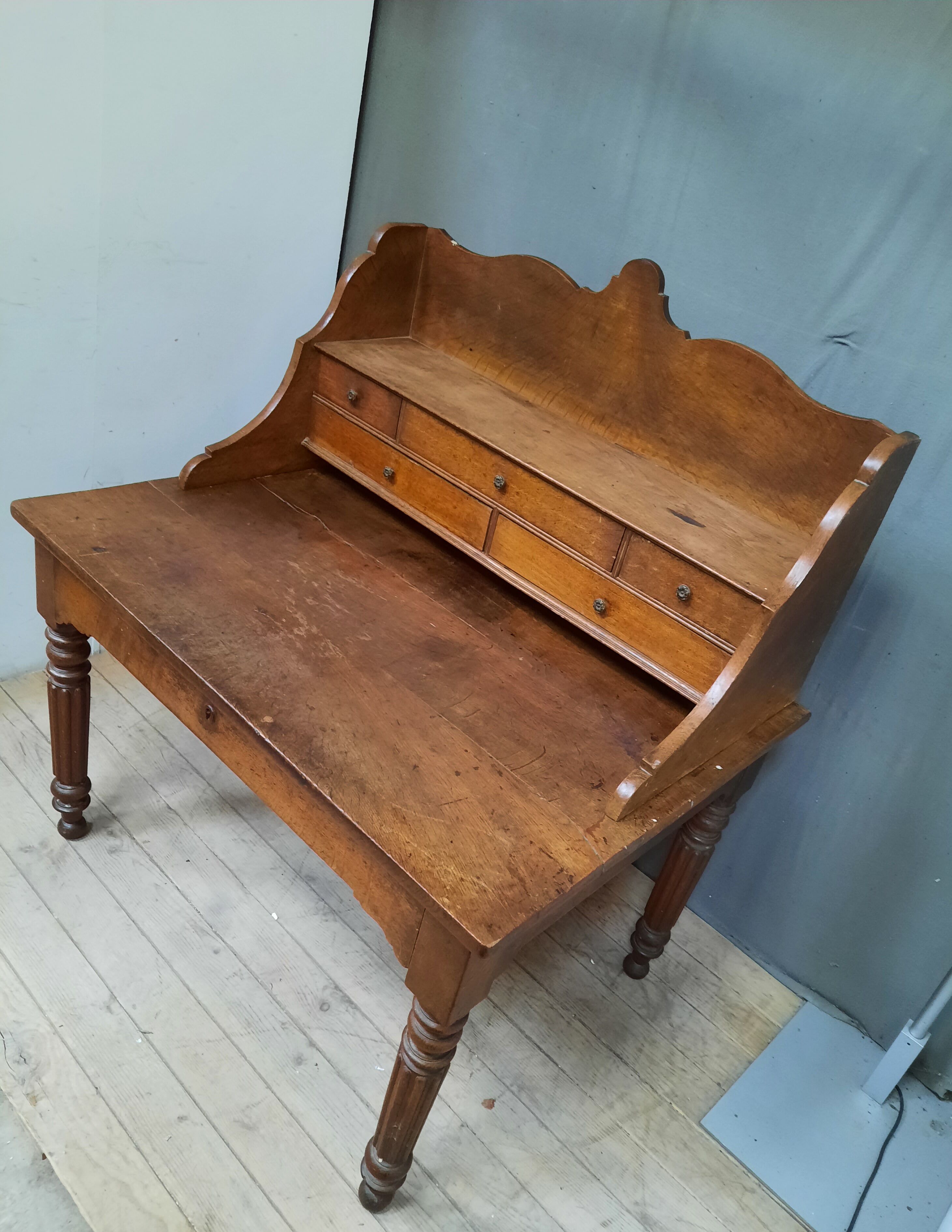 Rustic stepped office