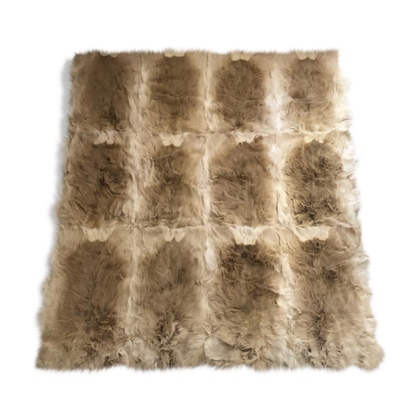 Big goat hair rug 215x235cm
