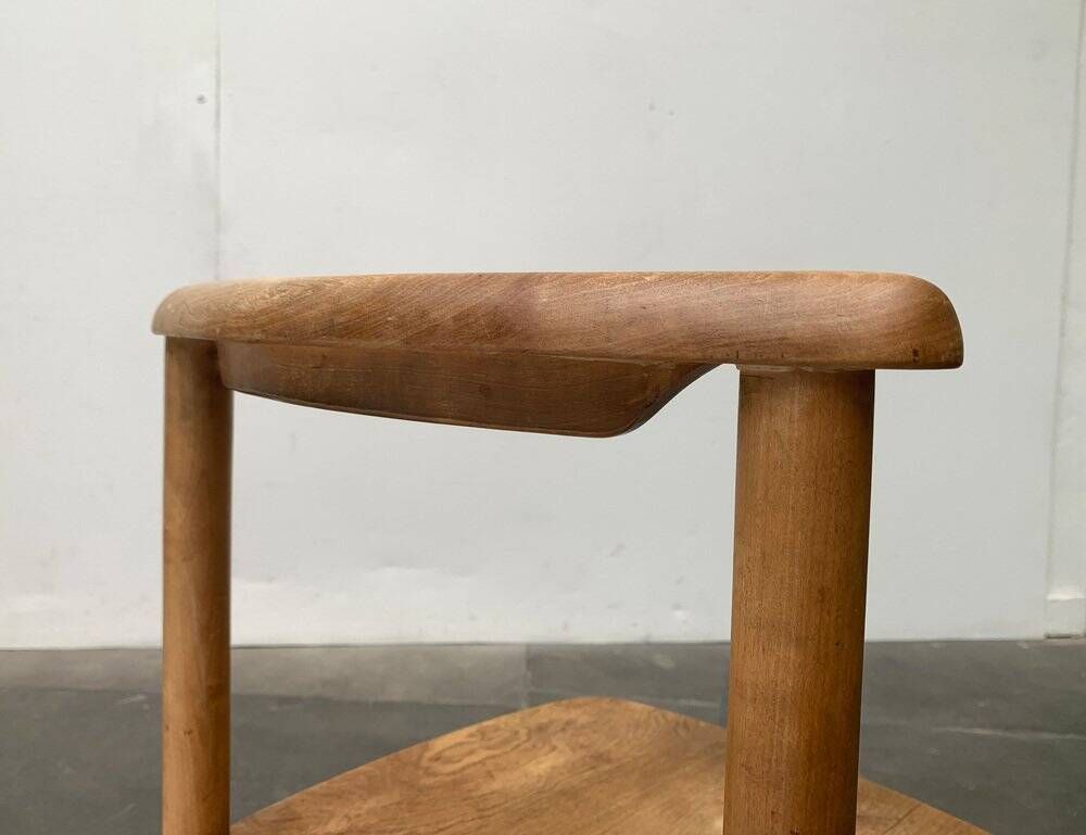 Mid-century wooden chair set of 2, 1960s