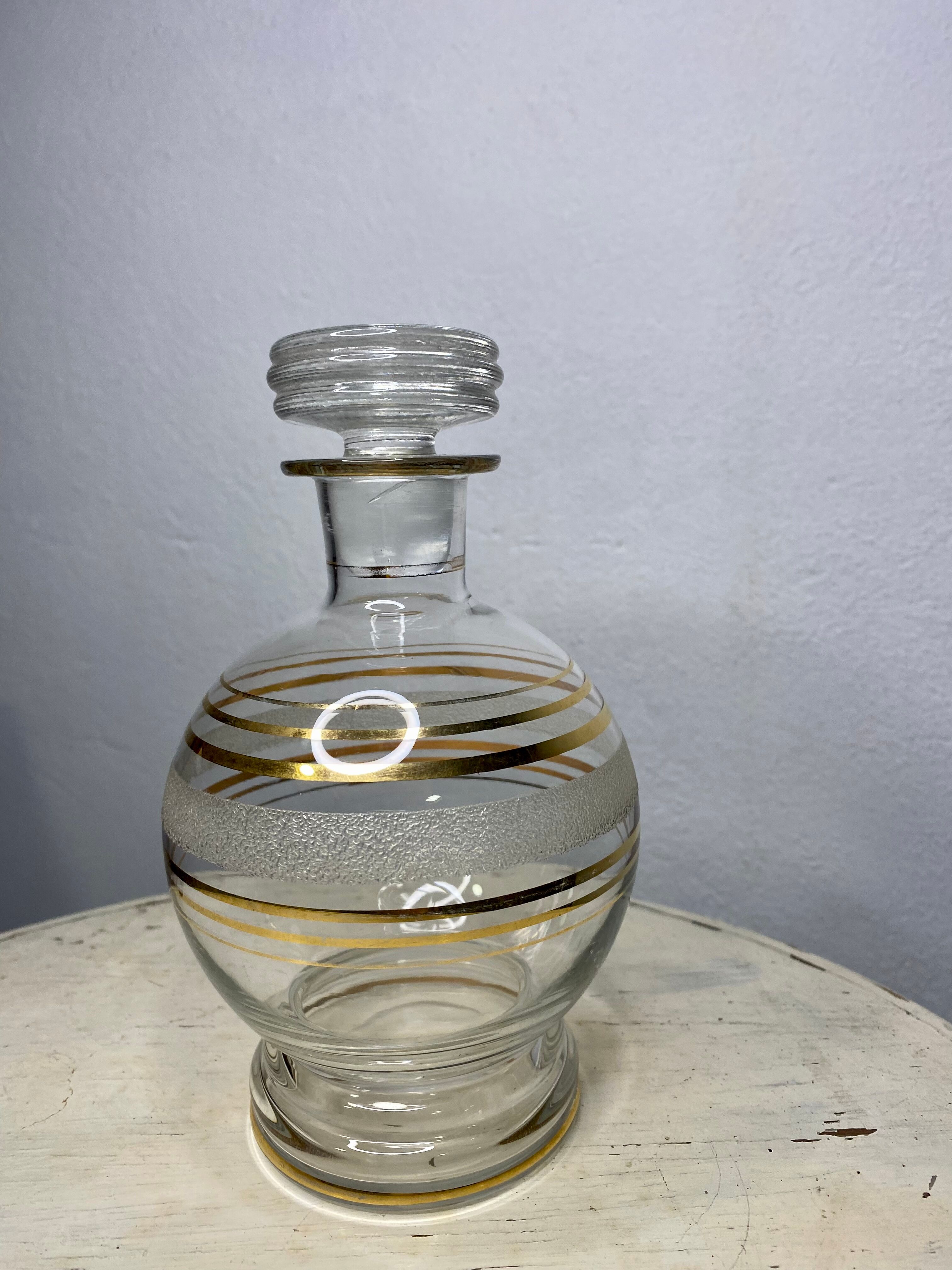Golden decanter