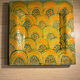 Annick Séguret – large vintage ceramic trivet signed – 20 cm