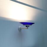 White vintage wall sconces Jill by Perry King, S. Miranda, G. Arnaldi for Arteluce, set of 2.