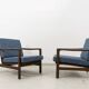Vintage armchairs B-7522 by Zenon Bączyk, Poland, 1960s, set of 2