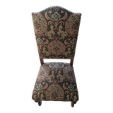 Set of 4 Louis XV upholstered chairs