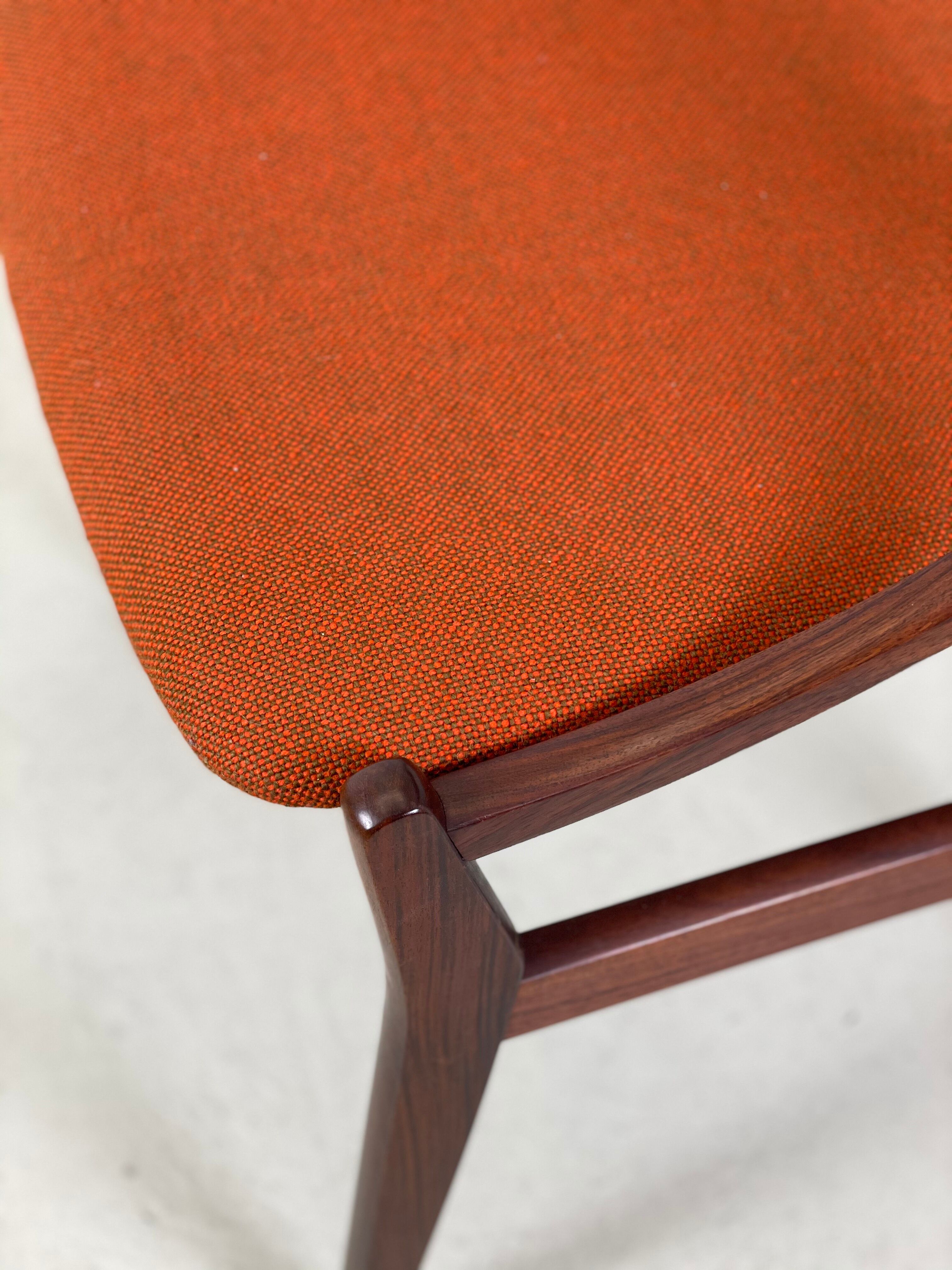 Dining chair in rosewood by Vestervig Eriksen, 1960s