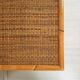 Chest of drawers, dresser, 1960s, Dal vera, bamboo and wicker, brass handles
