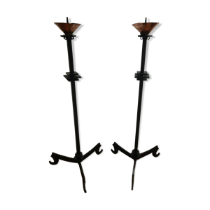 Chandeliers sur pied - fer