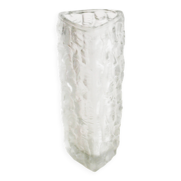 1960's Flower Vase by Vladislav Urban for Rosice Glasswork
