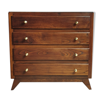 Commode vintage pieds compas