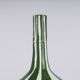 Handcrafted soliflore vase in streaked ceramic with large stripes