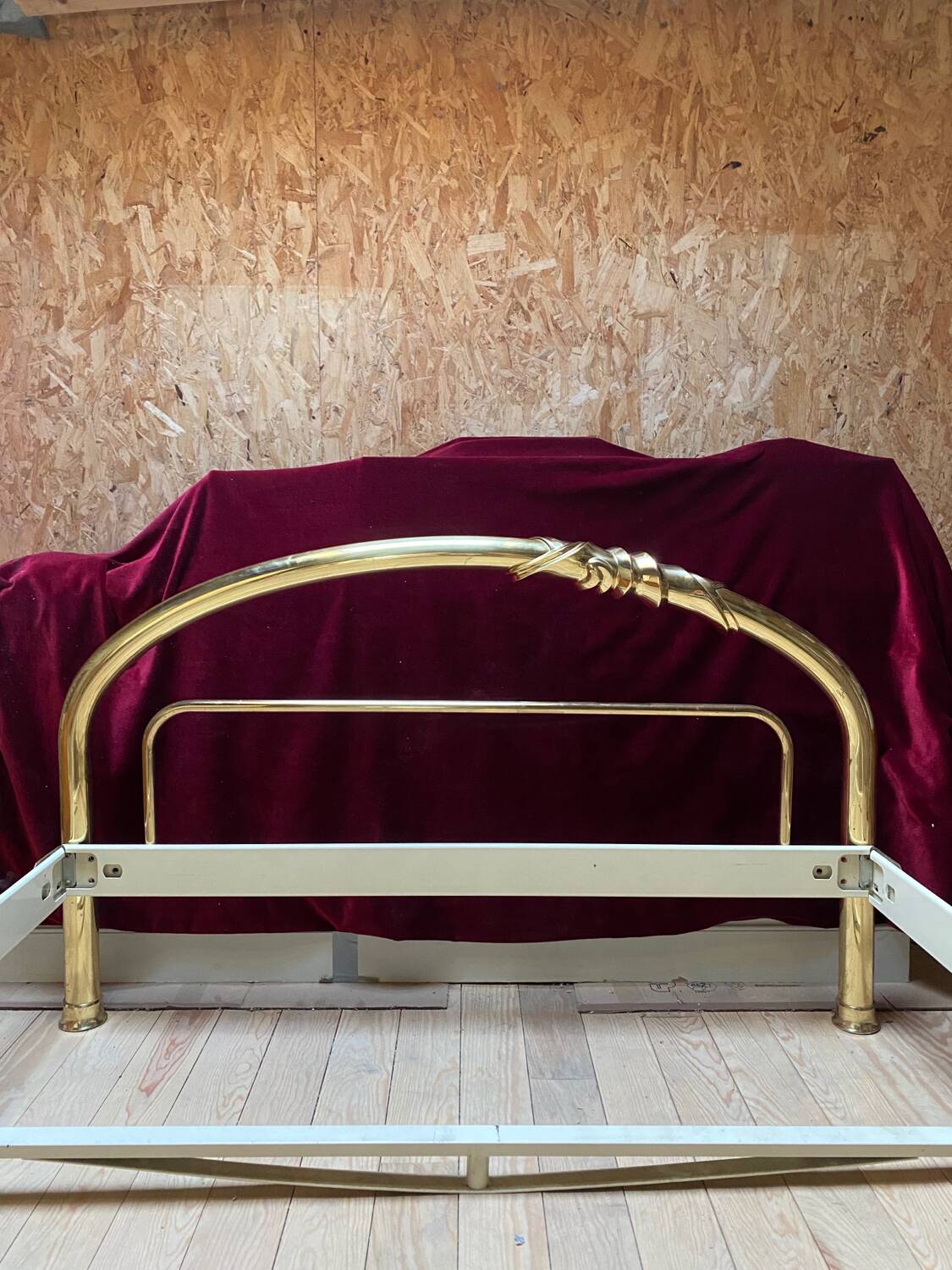 Brass bed Lipparini Design 1970