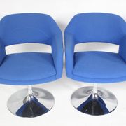 Set of 5 Vintage Largo Swivel Chairs Borje Johanson from Johanson Design