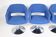 Set of 5 Vintage Largo Swivel Chairs Borje Johanson from Johanson Design