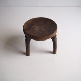 Wa-Hehe tribal carved tripod stool, Tanzania 1950s