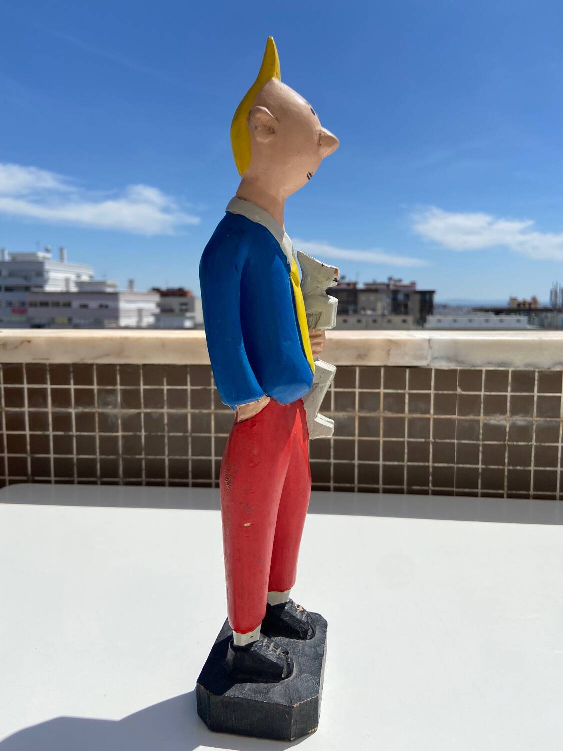 TinTin Wooden Figurine - Colon art