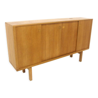 Enfilade scandinave en chêne, Borgeryds Möbelfabrik, Suède, 1960