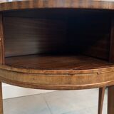 Table cabinet half moon Louis XIV