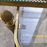 Golden brass cart