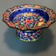 Pair of footed bowls in Canton enamel – China – floral decoration - F