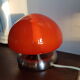 Lampe champignon tactile orange