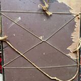 Art Deco mirror with rose and leaf decoration