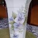 Superbe grand vase octogonal Porcelaine Limoges France