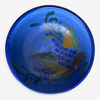 Blue fruit bowl