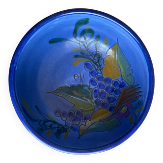 Blue fruit bowl