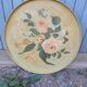 Large ancient wooden platter